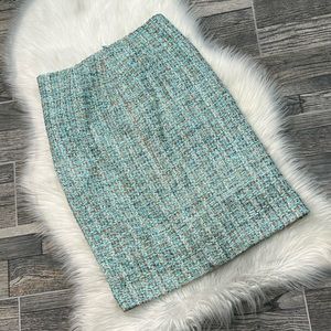 Escada Tweed Boucle Pencil Skirt